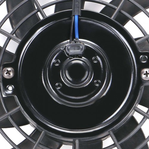 9'' 80W Car Electric Radiator Intercooler 12V Slimline Cooling Fan Push