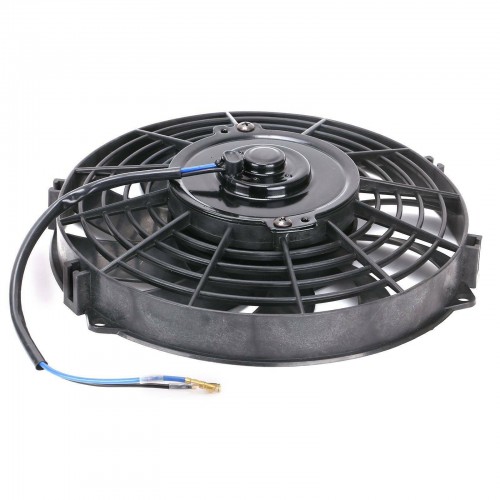 9'' 80W Car Electric Radiator Intercooler 12V Slimline Cooling Fan Push